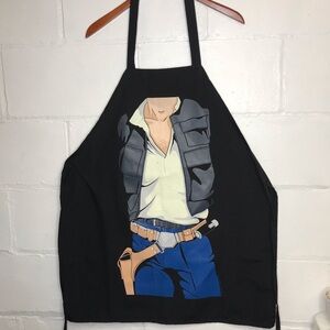 Star Wars HAN SOLO Apron Lucas Films Era BBQ Cooking Princess Lea Cosplay